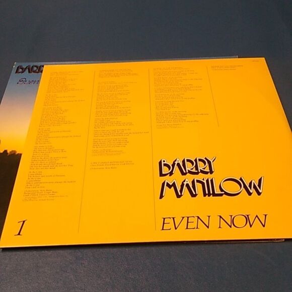 Barry Manilow 'Even Now' Vinyl Record - Picture 4 of 10